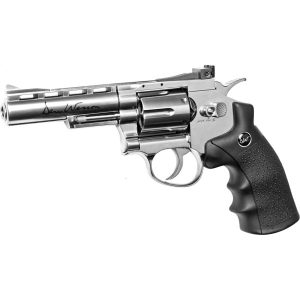 REVOLVER DAN WESSON 4" SILVER [ASG]