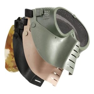 MASCA PLASA PROTECTIE FATA FULL FACE DIN PLASTIC CAUCIUCAT [SRC]