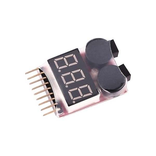 PROTECTIE CU ALARMA SI DISPLAY PENTRU BATERII LI-PO PROTECTIE CU ALARMA SI DISPLAY PENTRU BATERII LI-PO