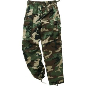 PANTALONI BDU CAMUFLAJ US WOODLAND [MILTEC]