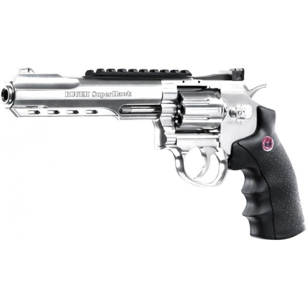 PISTOL REVOLVER UMAREX RUGER SUPER HAWK 6 inch CHROME METAL PISTOL REVOLVER UMAREX RUGER SUPER HAWK 6 inch CHROME METAL